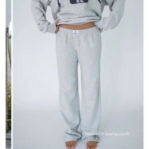 Parke Grey Heritage Boxer Sweatpants NWT